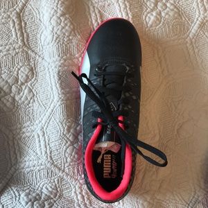 Black puma with pink inside